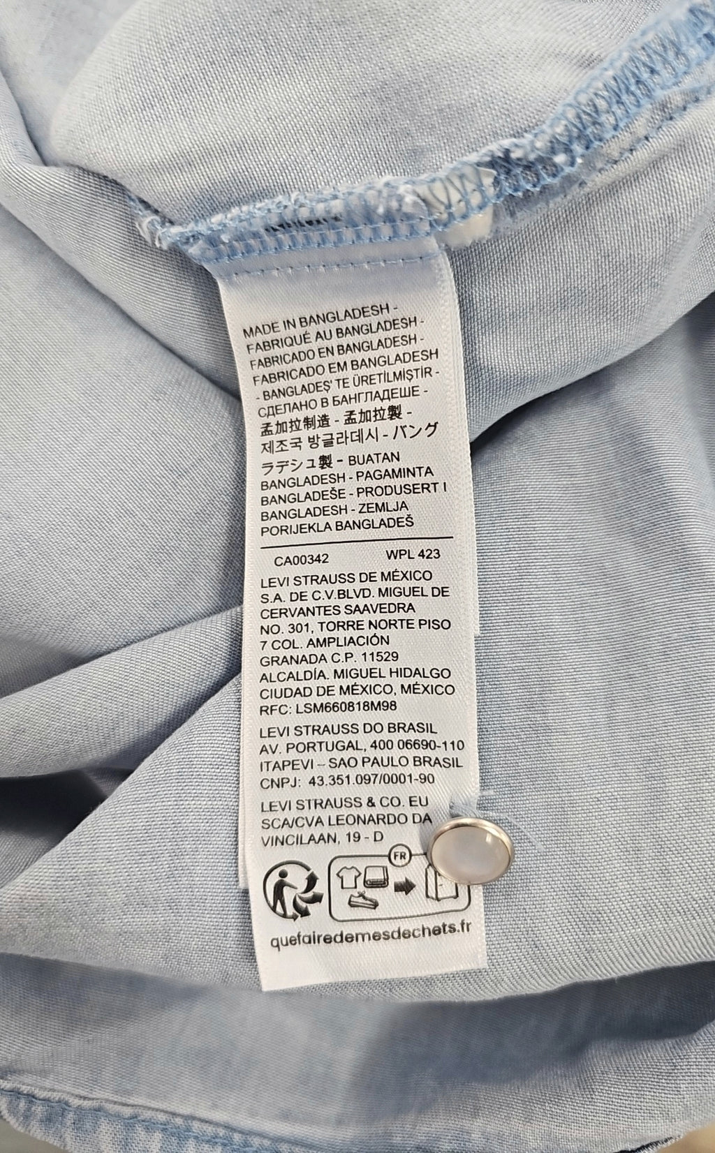 Levi's Size S Blue Denim New Dress