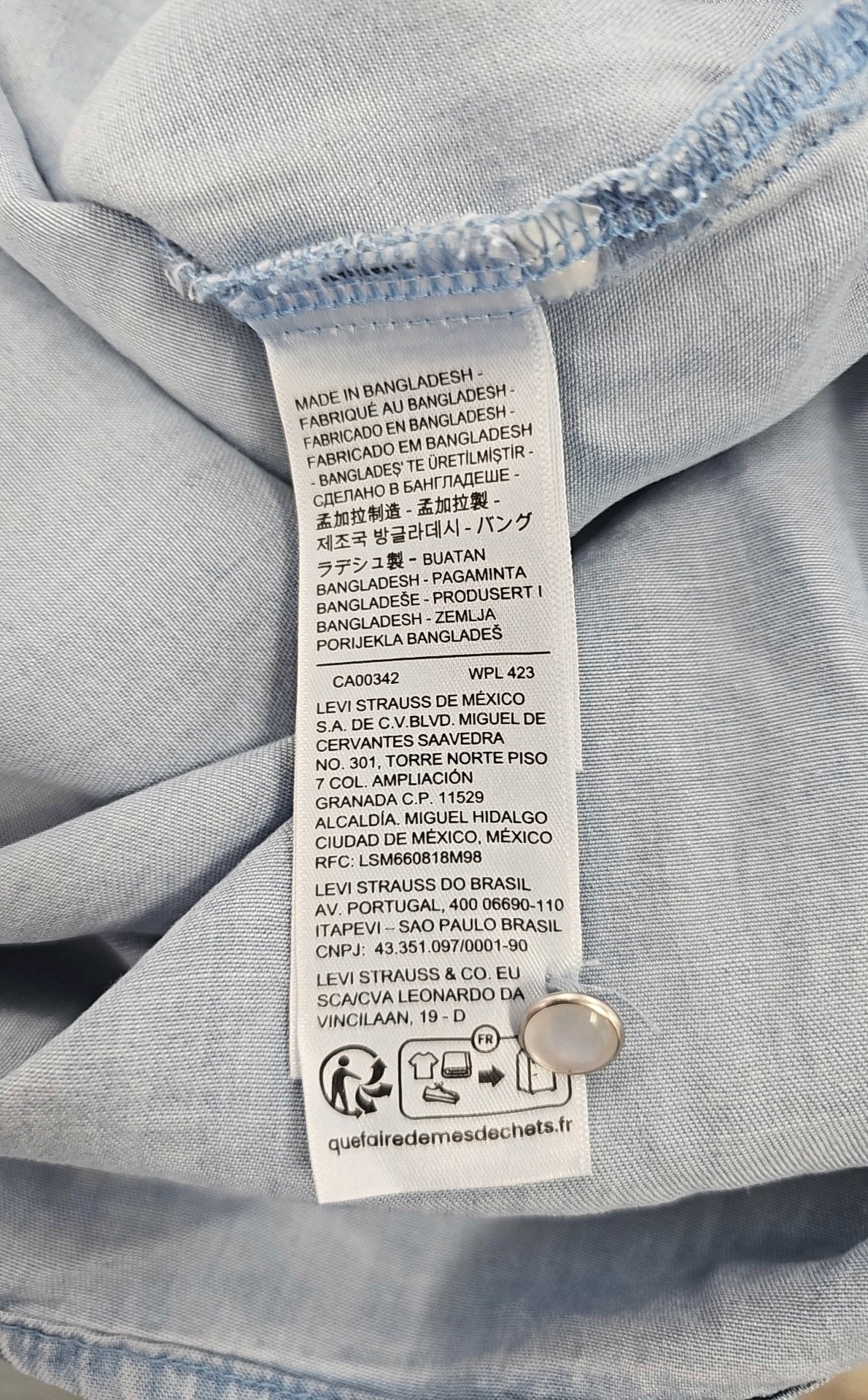Levi's Size S Blue Denim New Dress