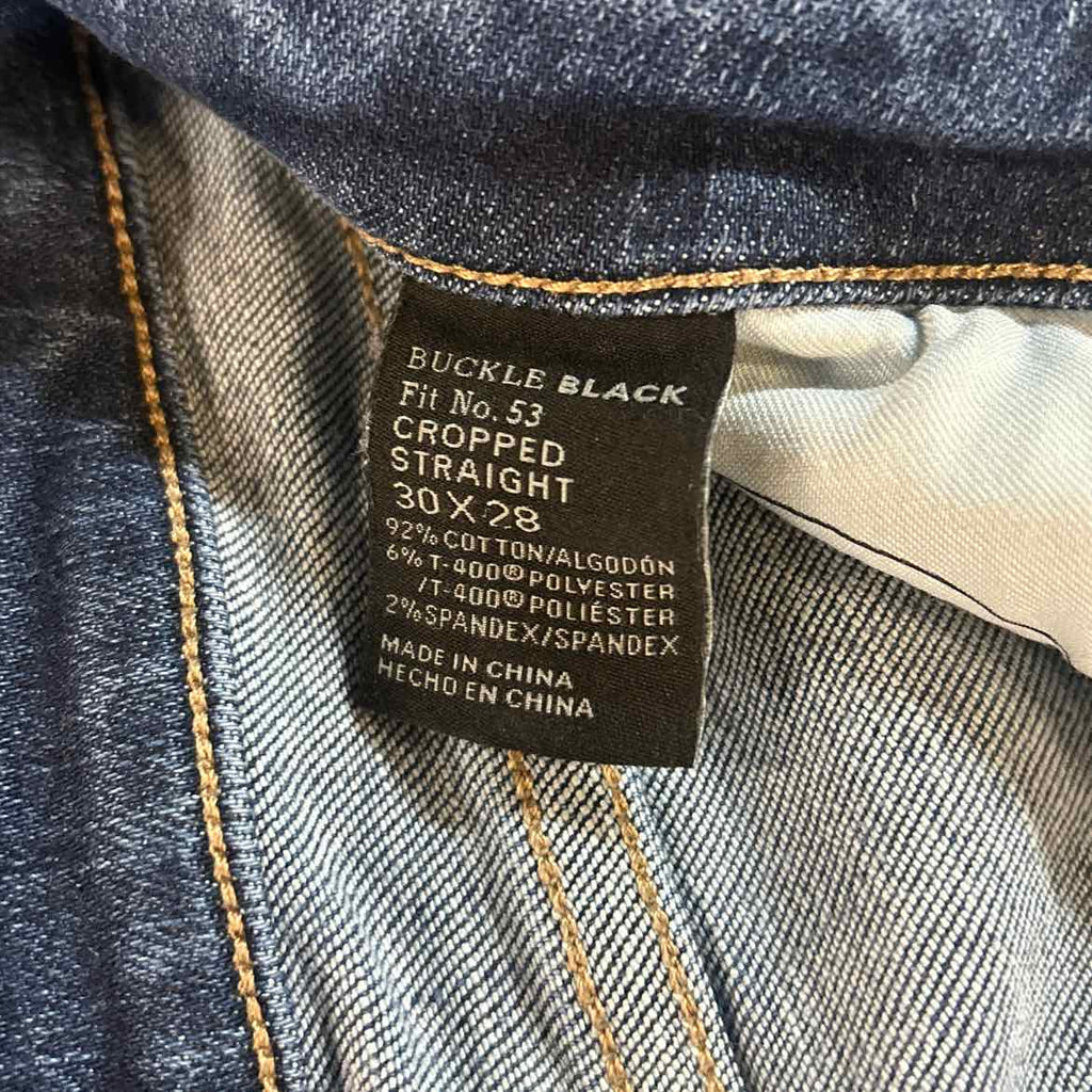 Buckle Black Size 30x28 Blue Denim Preloved Jeans