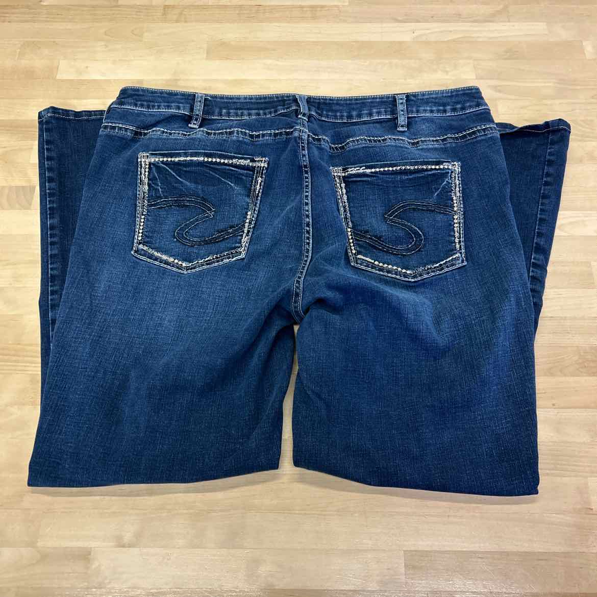Silver Jean Co. Size 20 Blue Denim Preloved Jeans