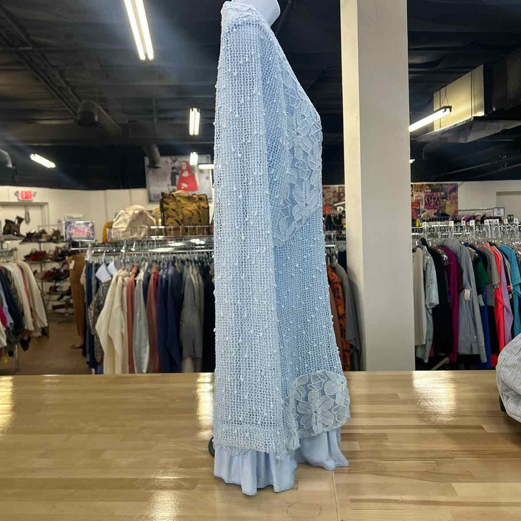 Indigo Soul Size M Blue Preloved Blouse LS