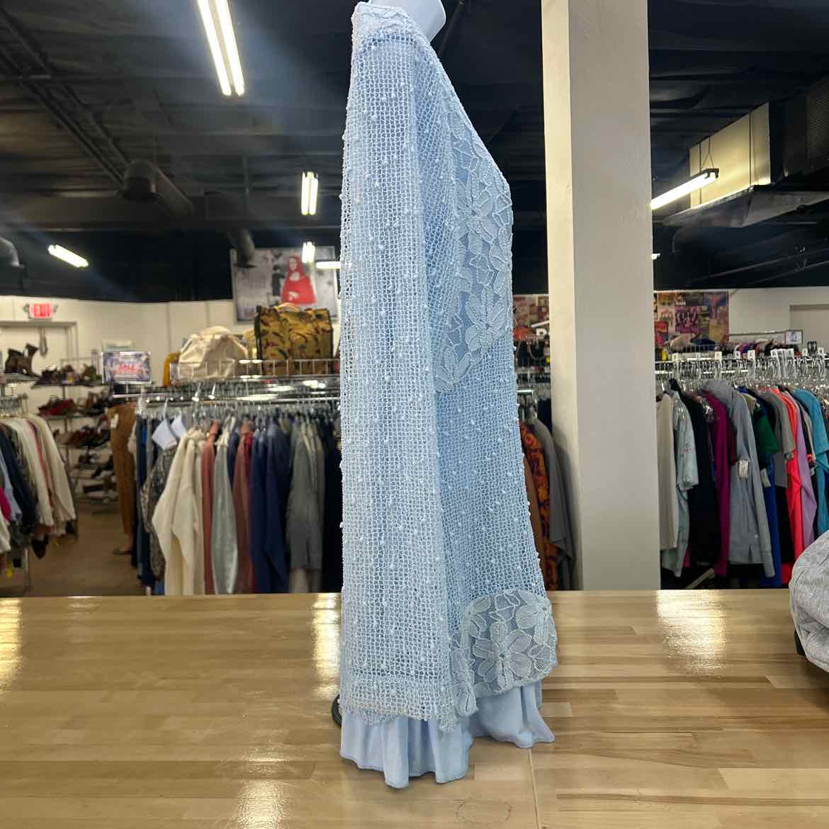 Indigo Soul Size M Blue Preloved Blouse LS