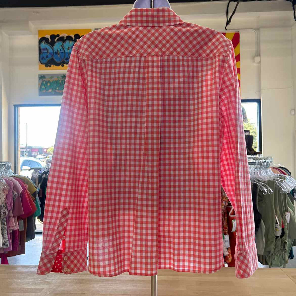 Talbots Size XLP Red Preloved Button Down LS