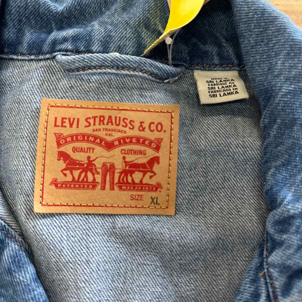 Levi's Size XL blue & silver  90s Cotton Trucker Jacket - My Moment
