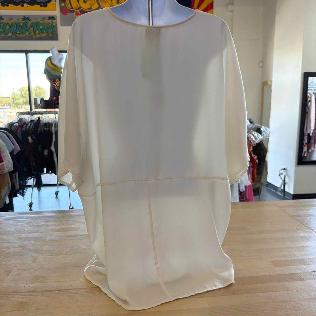 Worthington Size XL White Preloved Blouse SS