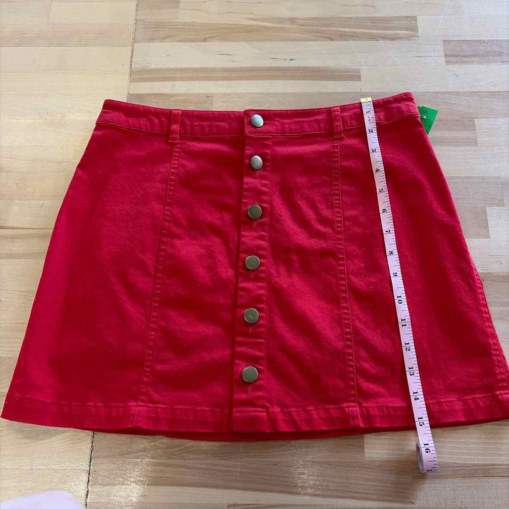Bongo Size M Red Preloved Skirt