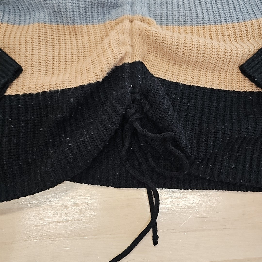 full circle Trends Size L Multi - Fall Sweater