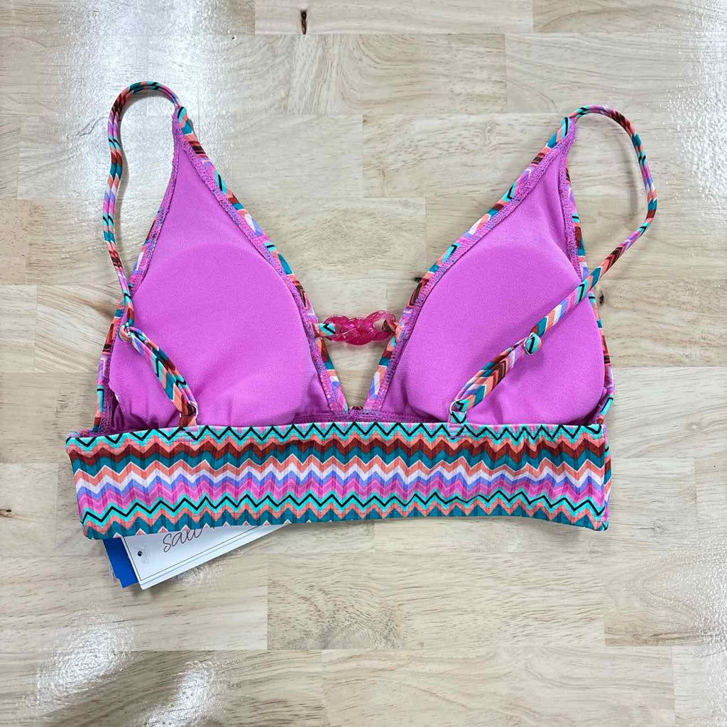 Salt + Cove Juniors' Front-Tab Midkini Top