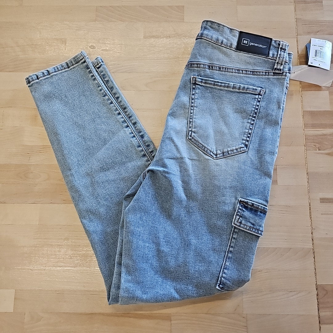 Celebrity Pink Juniors' High-Rise Skinny Cargo Jeans
