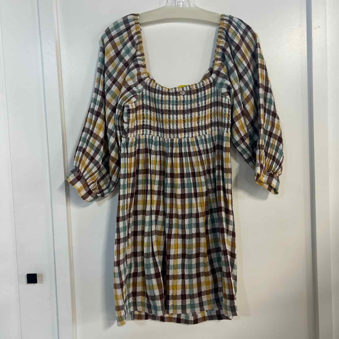 Roxy Size M Brown blue beige New Dress