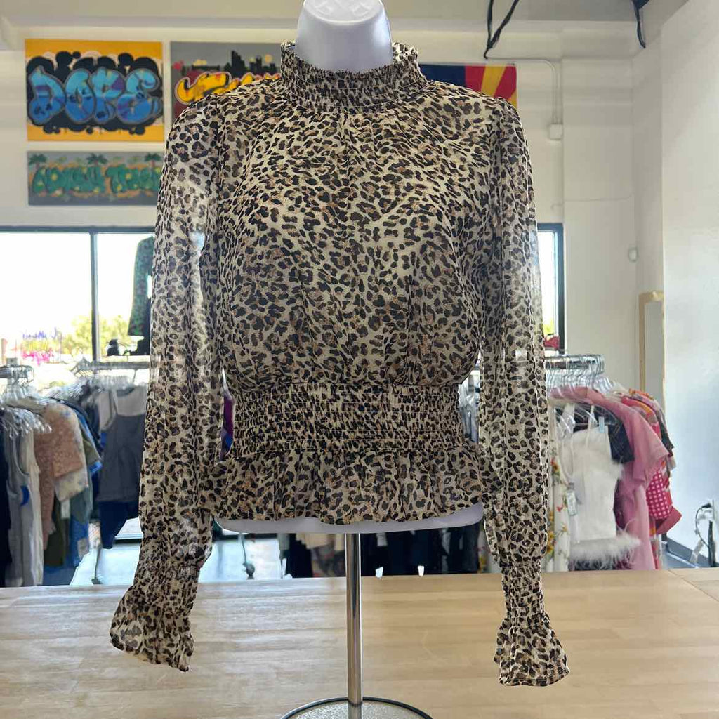 Japna Size S Tan Preloved Blouse LS