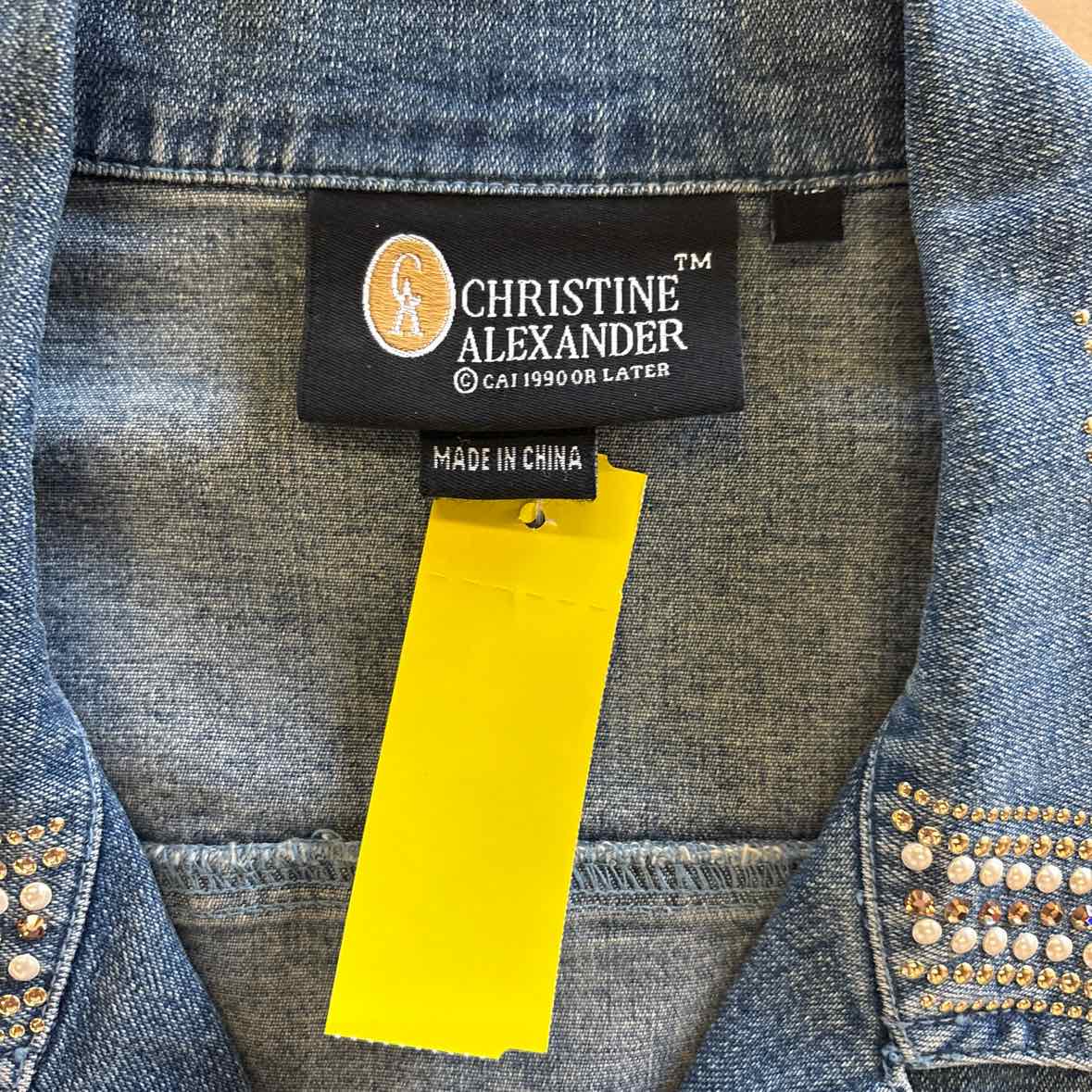 Christine Alexander Size XL Denim Jacket