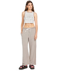 Volcom Juniors' Lil Frenchie Pull-on Drawstring Sweatpants