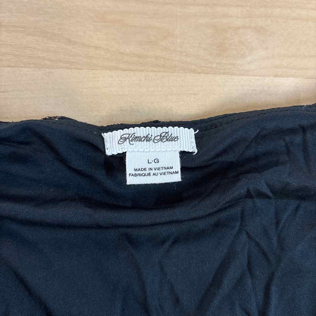 Kimchi Blue Size L Black Lace Preloved Tank