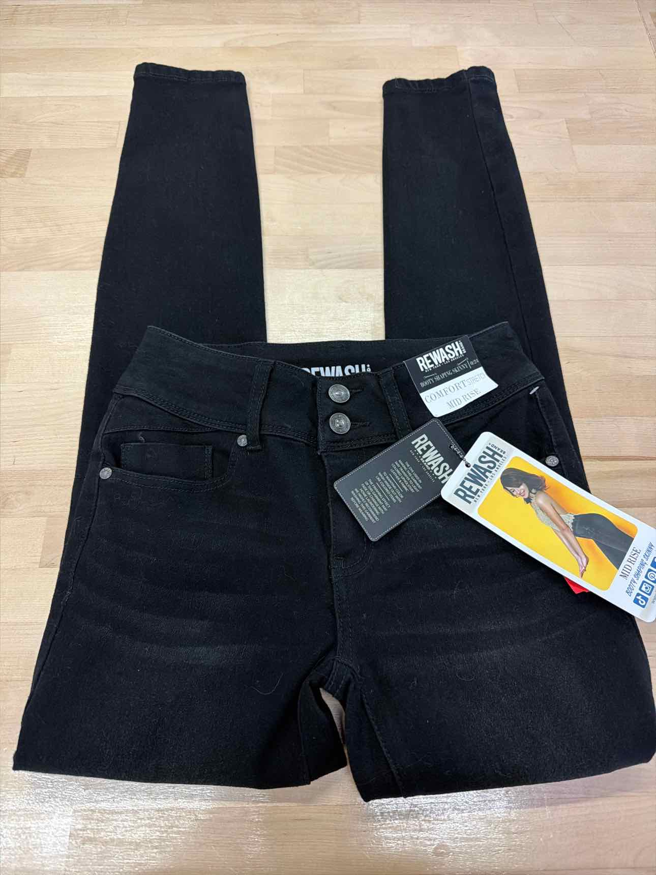 Rewash Size 0 Black Jeans