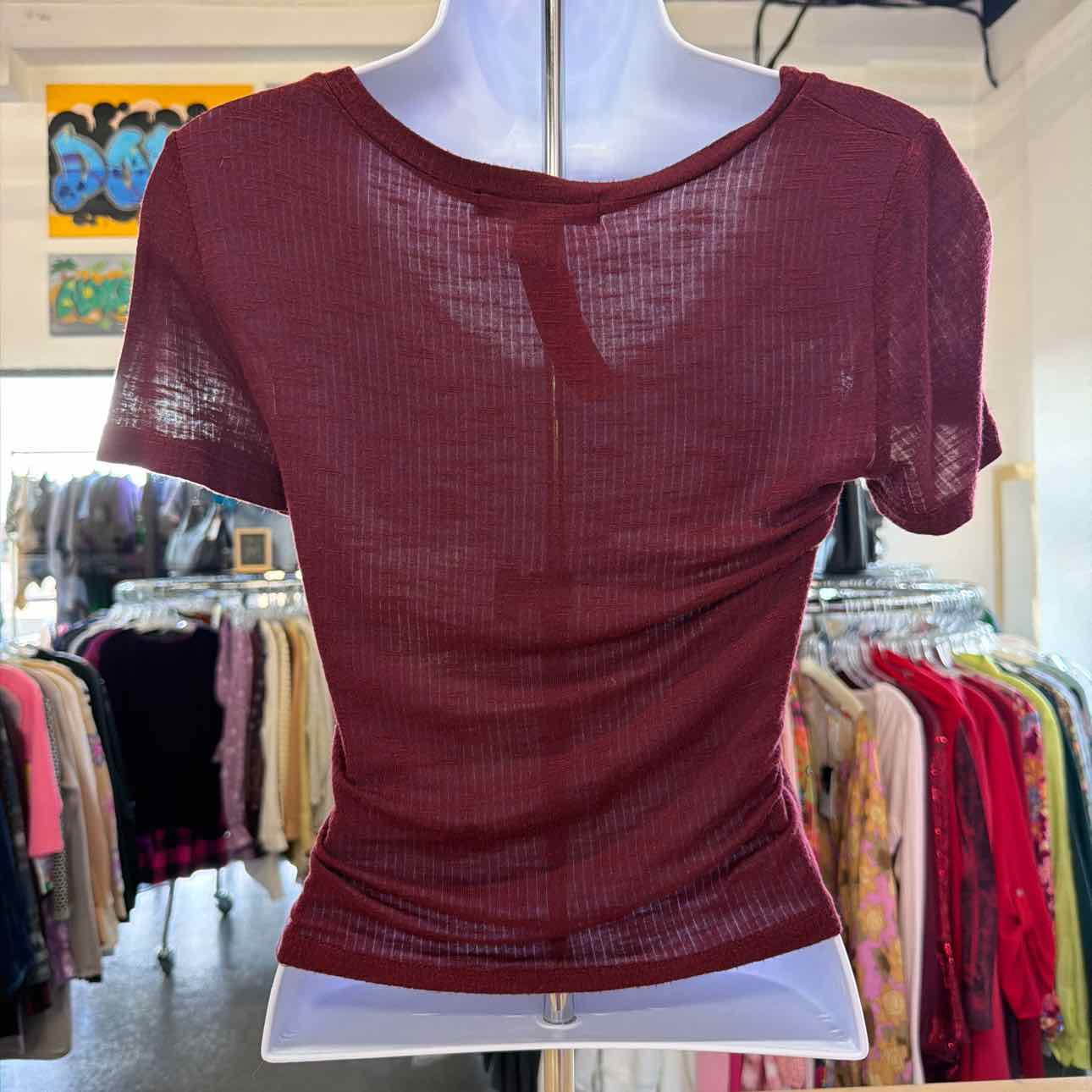 American Dream Size S Red Preloved T-shirt