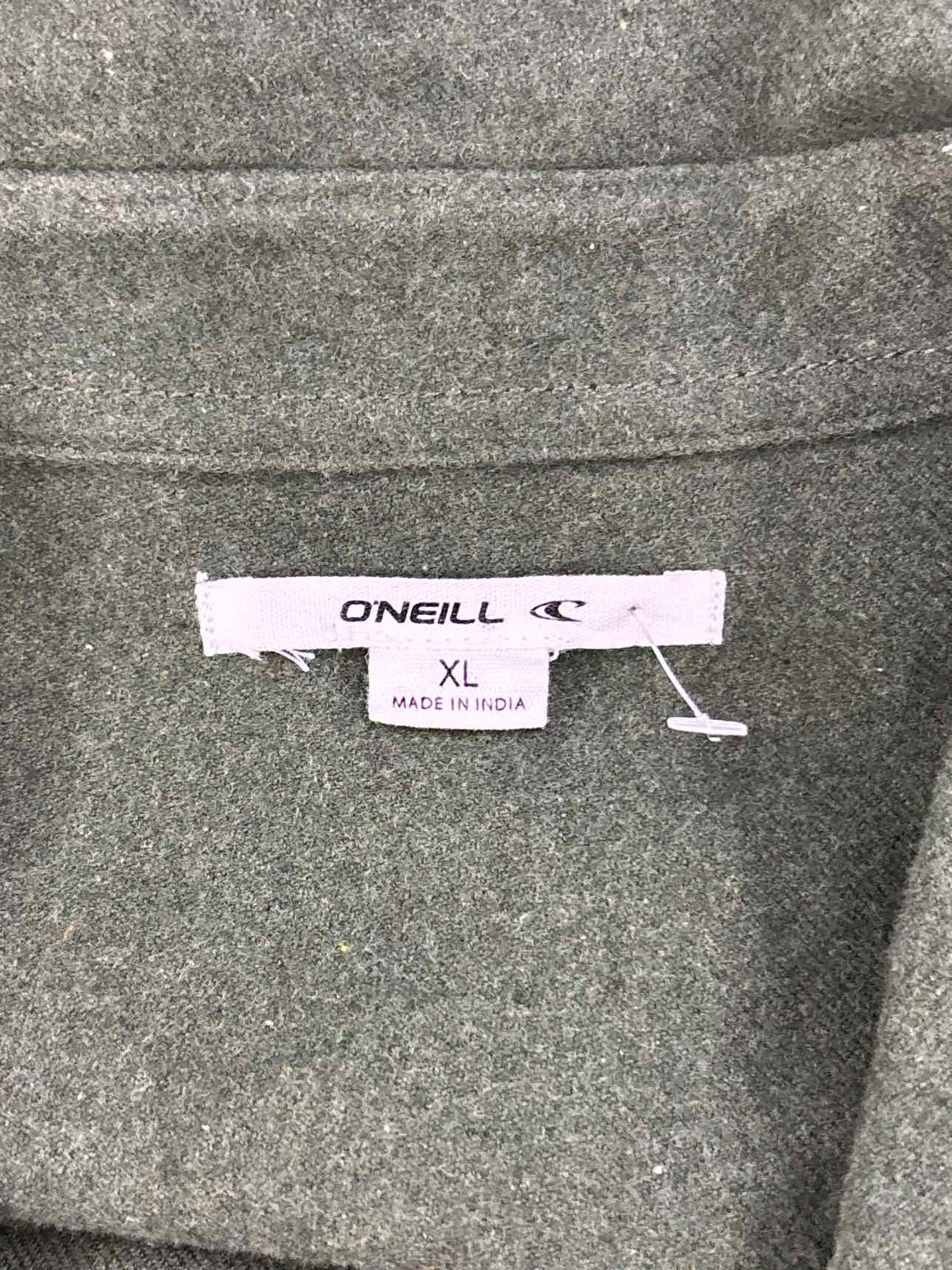 Oneill Size XL Green New Button Down LS