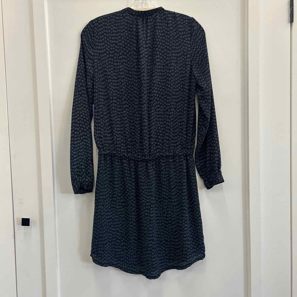 Hilary Radley Ladies' Long Sleeve Dress Navy Arrow