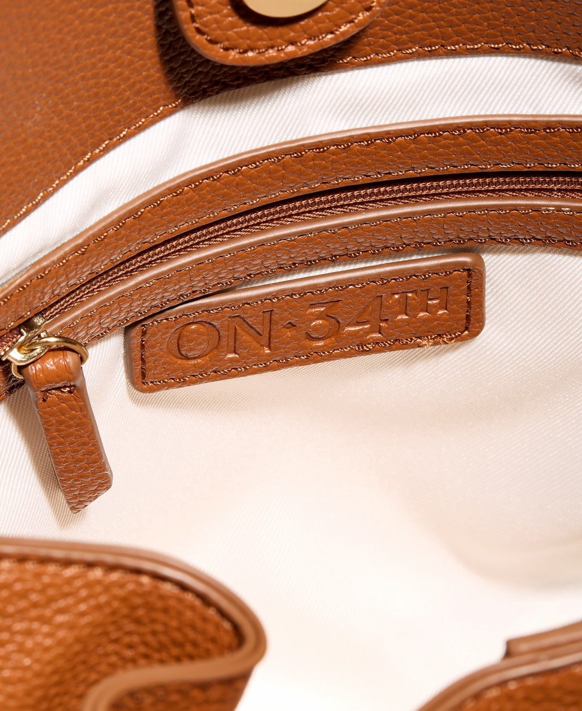 On 34th Somynn Solid Large Handbag, Exclusively at Macy's - Roasted Spice