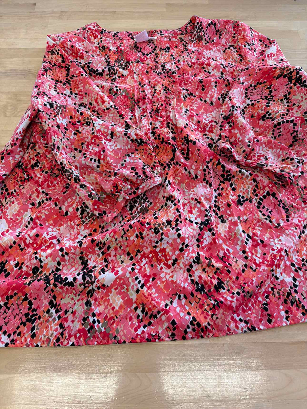 Como Size 3X Pink Long Sleeve