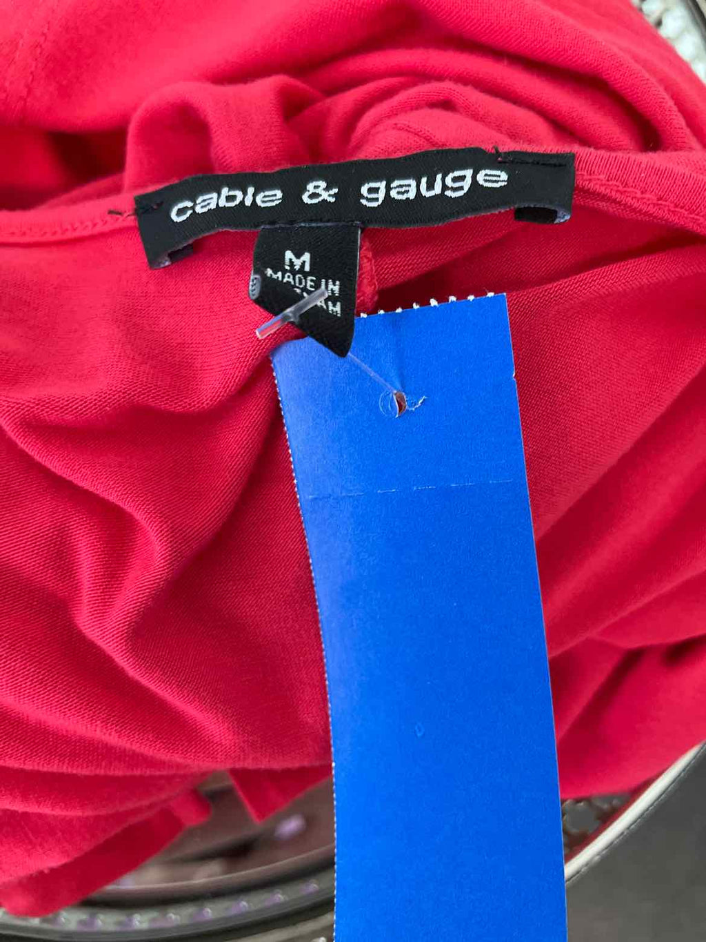 Cable & Gauge Size M Orange Shirt