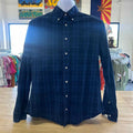 GitmanBros Size L Blue Preloved MENS Button Down Shirt