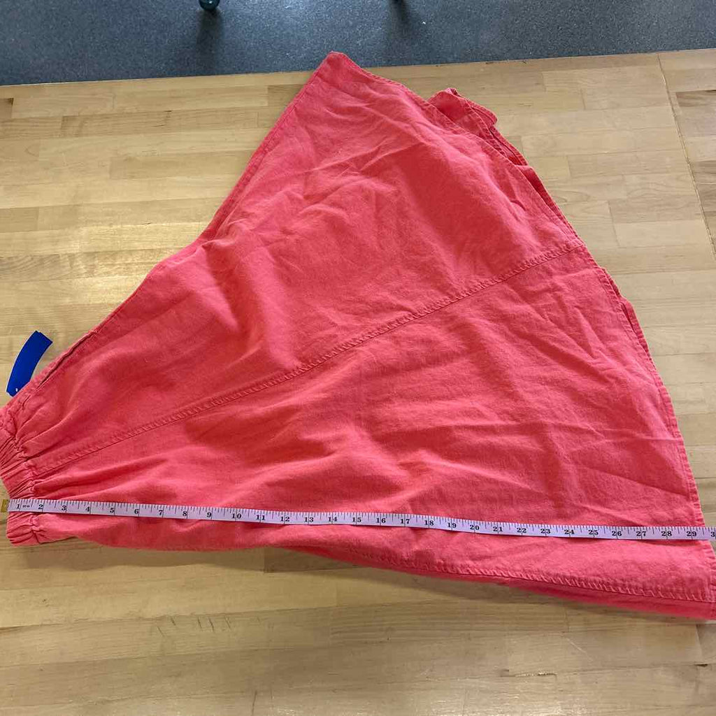 Woman Within Size M Coral Preloved Skirt
