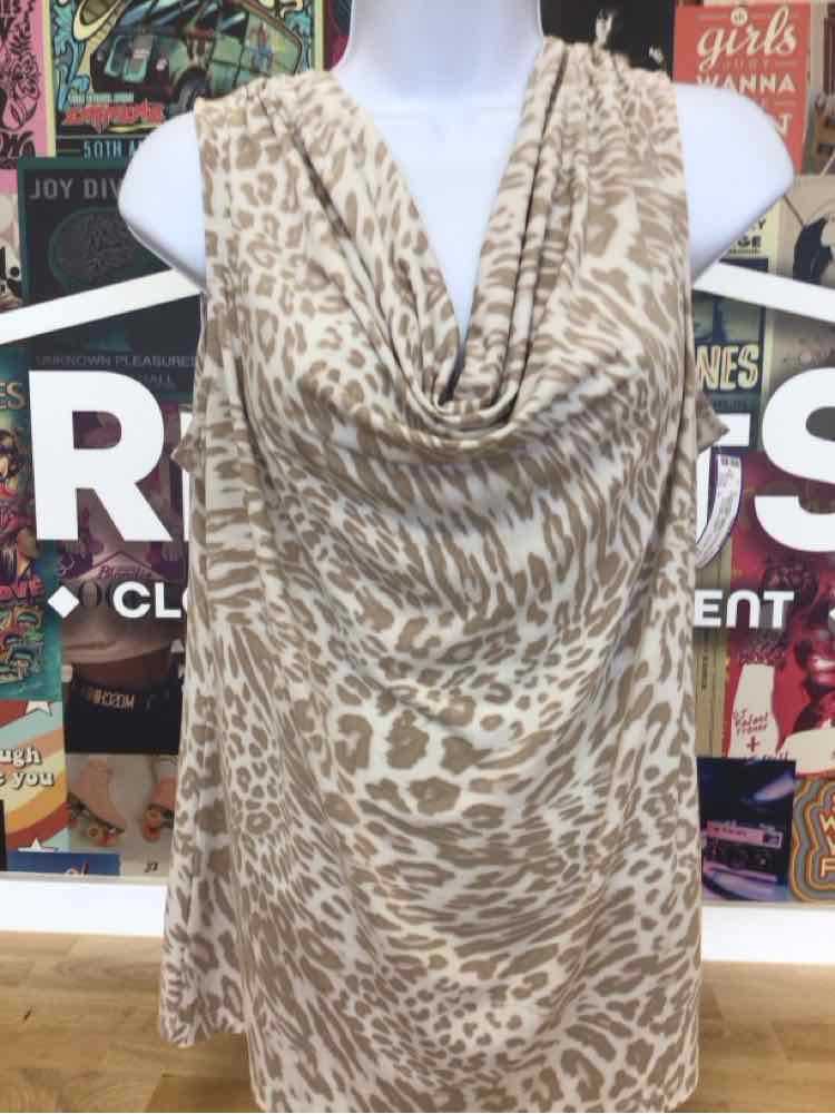 Calvin Klein Size L Tan Preloved Sleeveless