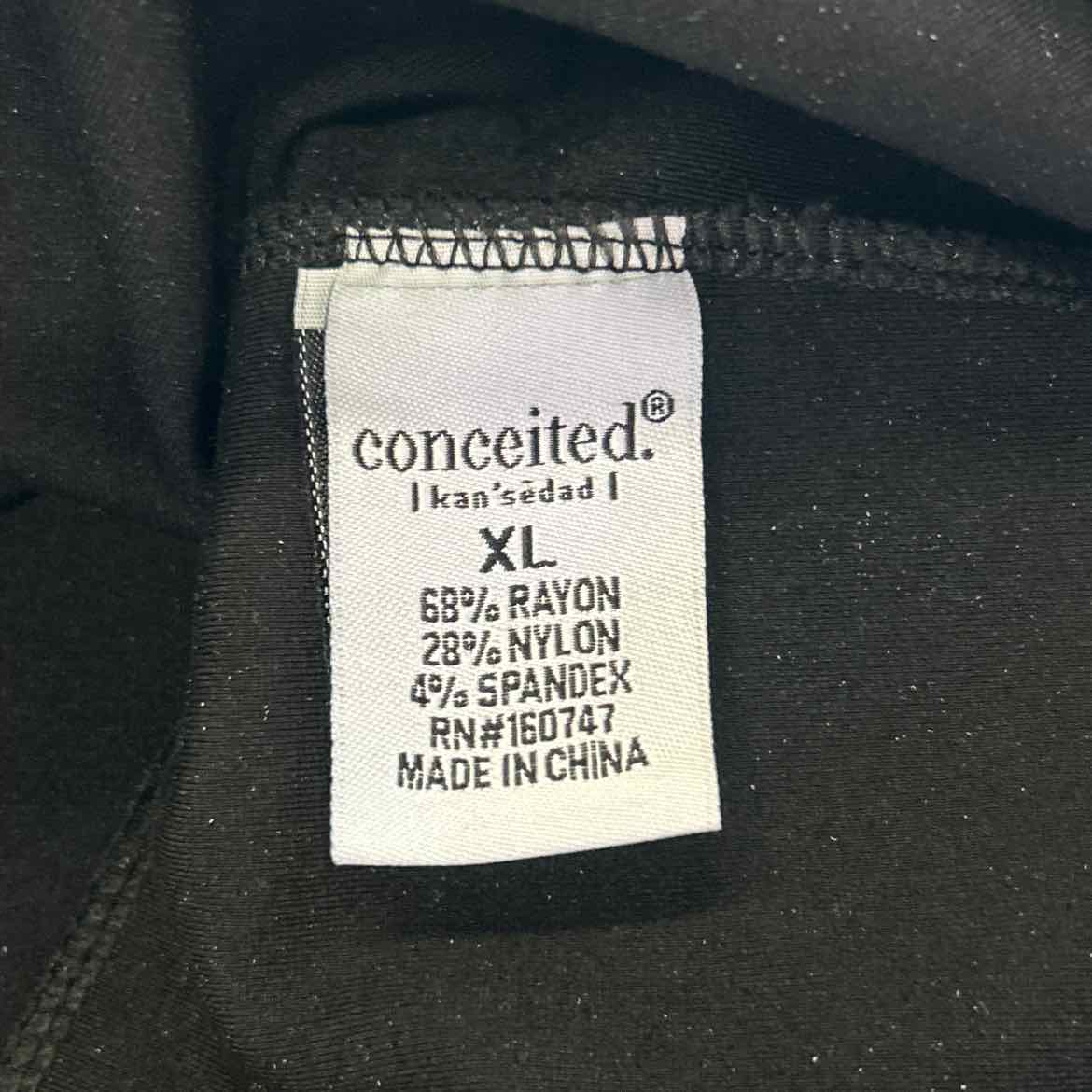 Conceited Size XL Black Preloved Pants