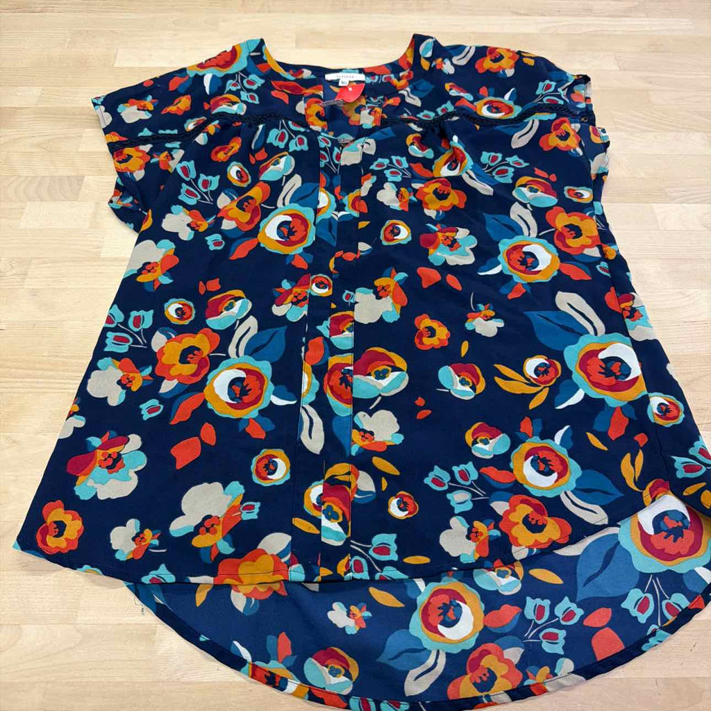 Pleione Size S Blue Preloved Blouse