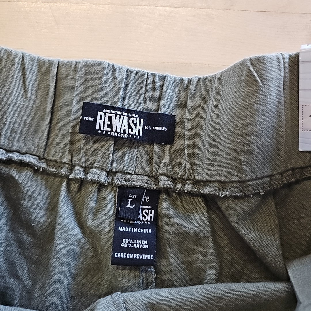 Rewash Juniors' Trouser Shorts - Olive