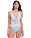 Women's Sanctuary in the Meadow V-Wire One Piece Swimsuit