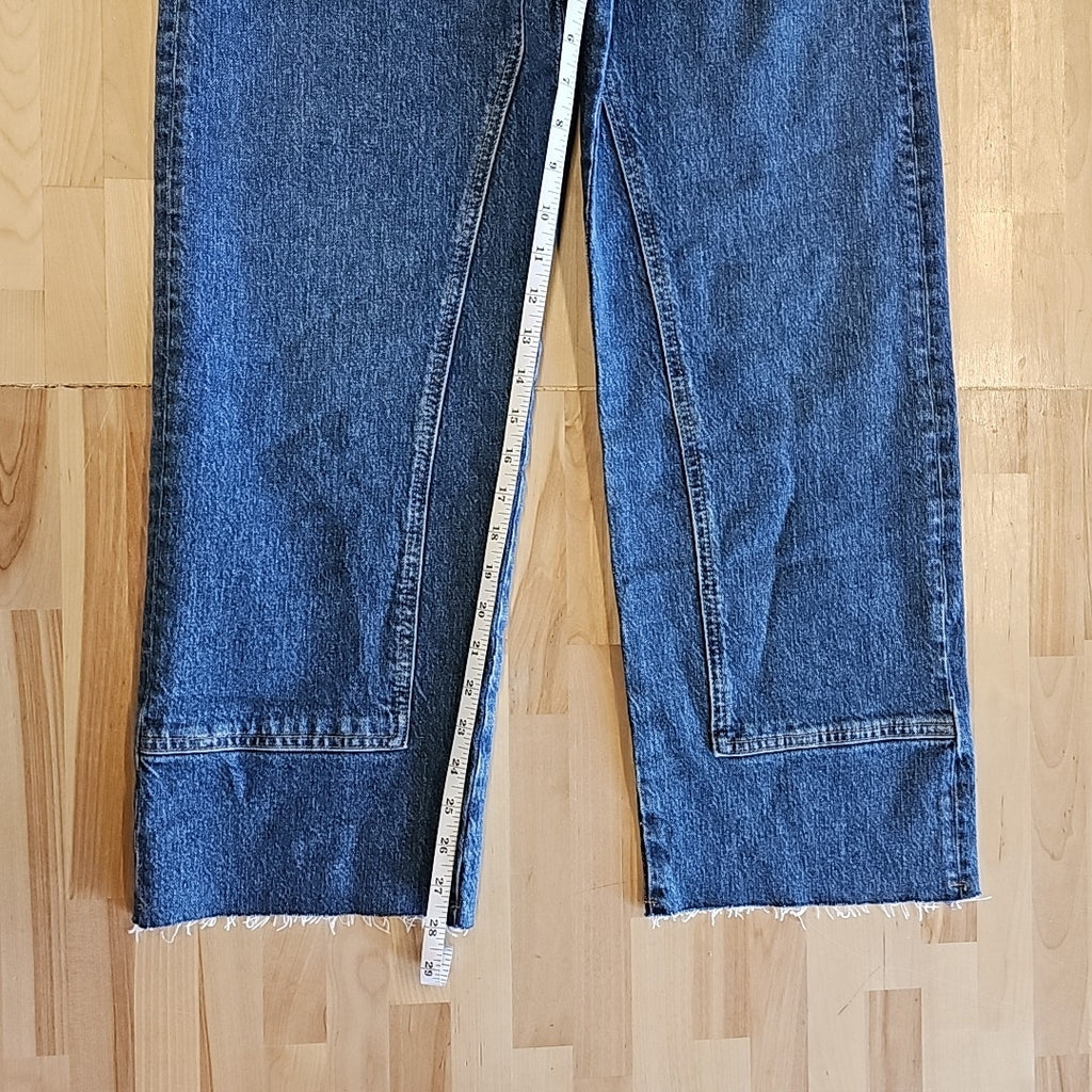 Women's Free People We the Free Risk Taker Straight Jeans Be Bold 30