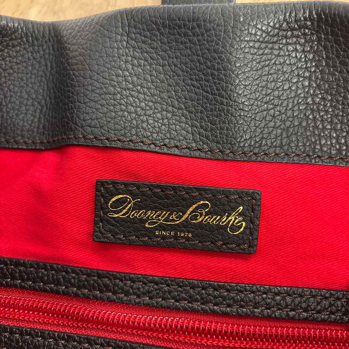 Dooney & Bourke Black Pebbled Leather Preloved Handbag