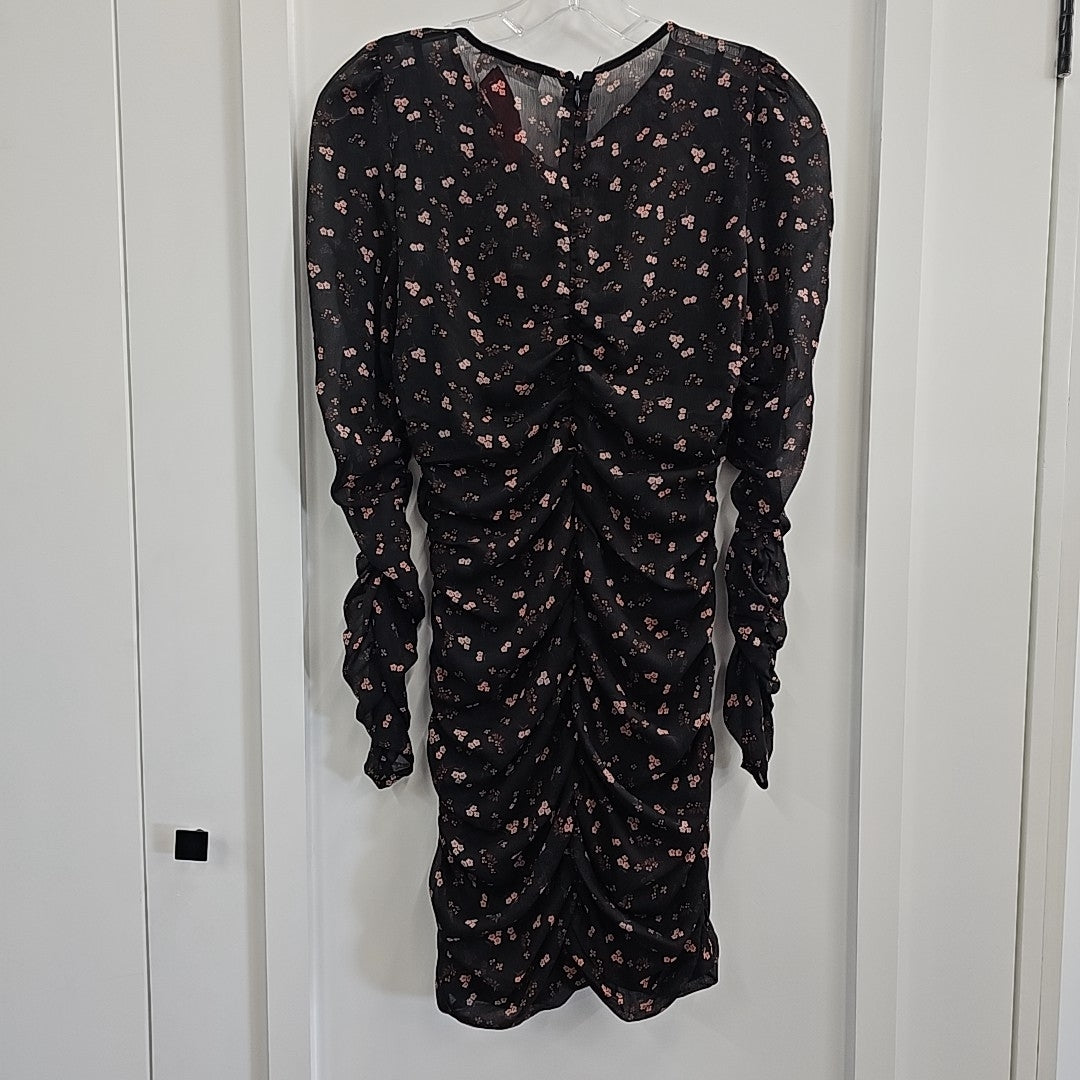 Lush Size S Black Sheer New Dress