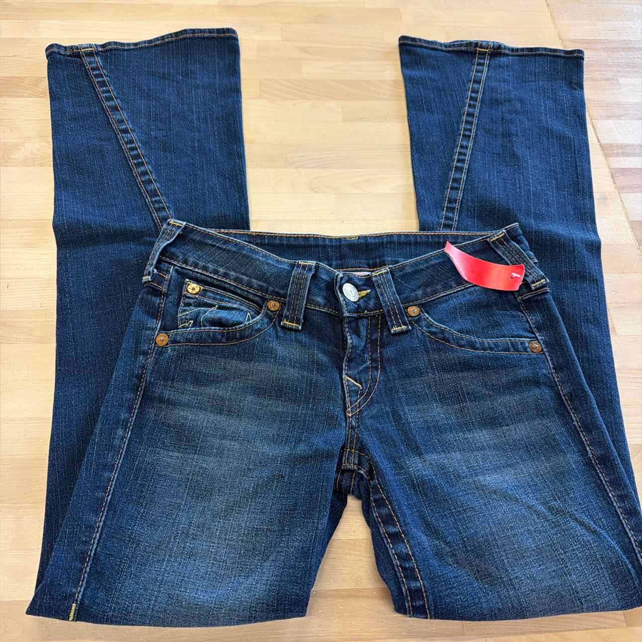 True Religion Size 28 Blue Denim Used Jeans