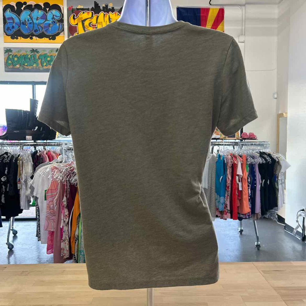Bella + Canvas Size S Green Preloved T-Shirt SS