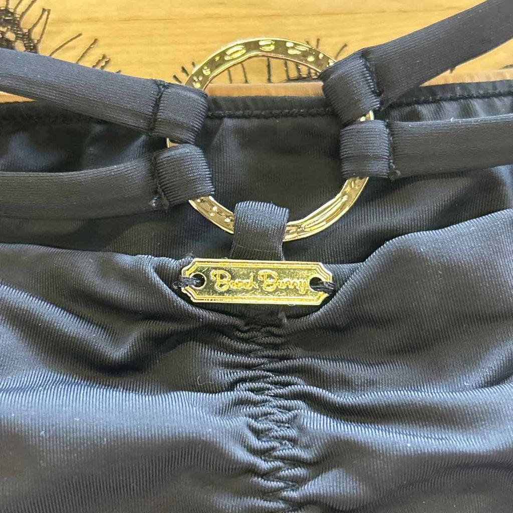 Beach Bunny Size OS Black Gold New Swimsuit