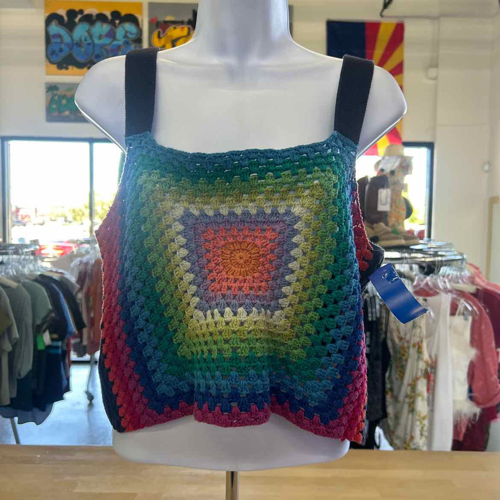 Pistola Size S Multi-Color Knit Preloved Tank