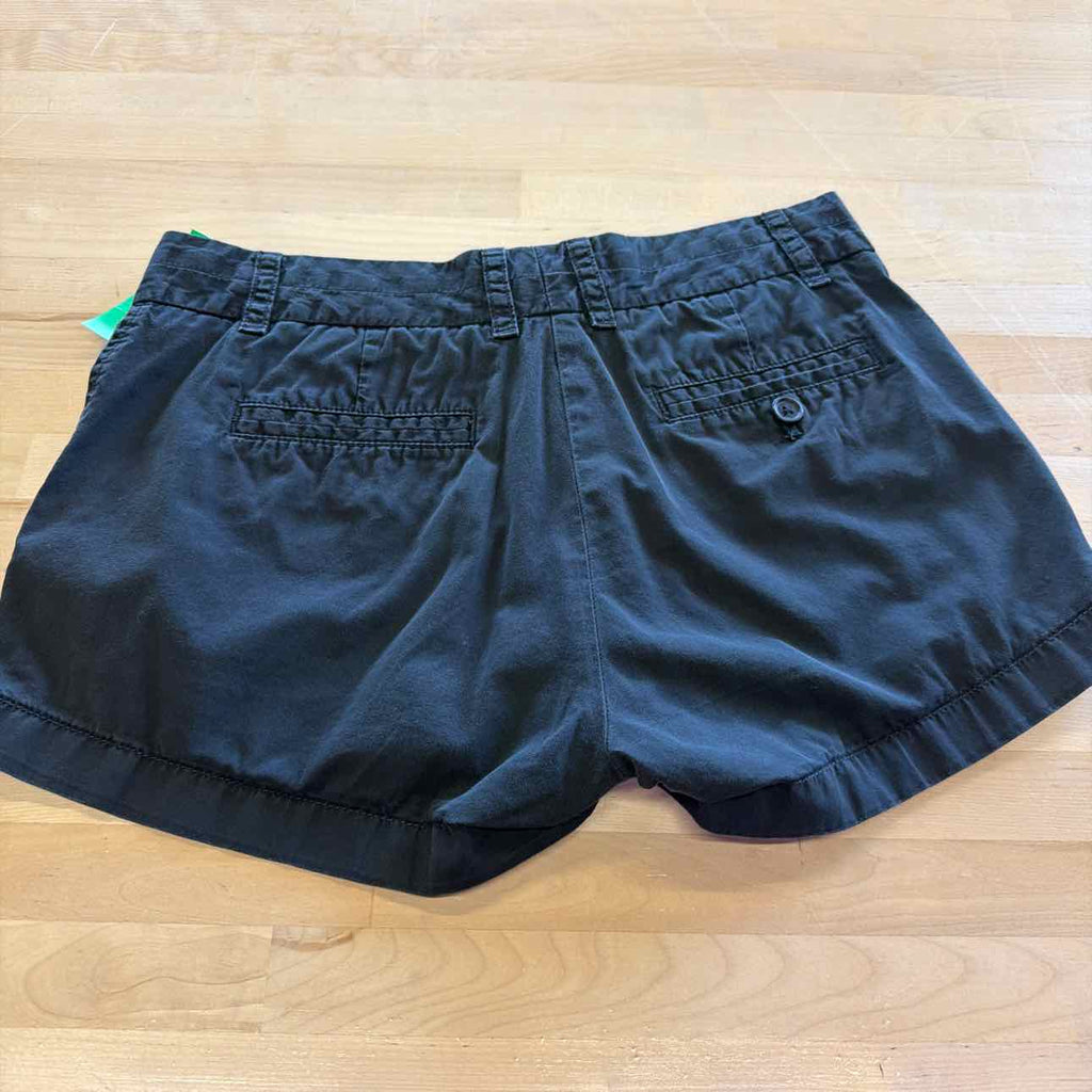 J. Crew Women Size 2 Black Cotton Preloved Shorts