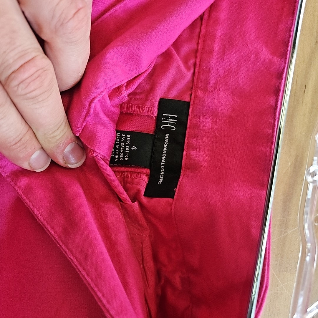 INC Women Size 4 Pink Preloved Shorts