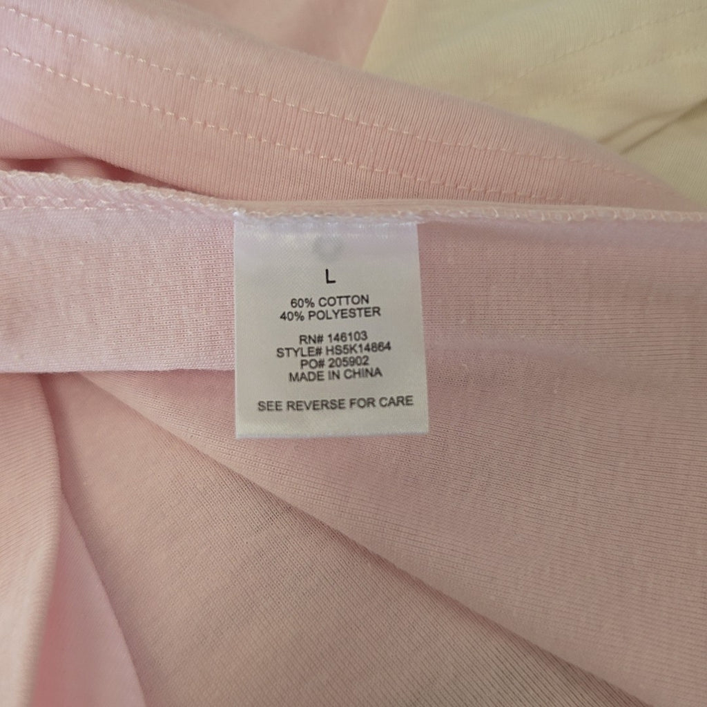 hippie rose Size L raphic Baseball Tee - Pink Coast