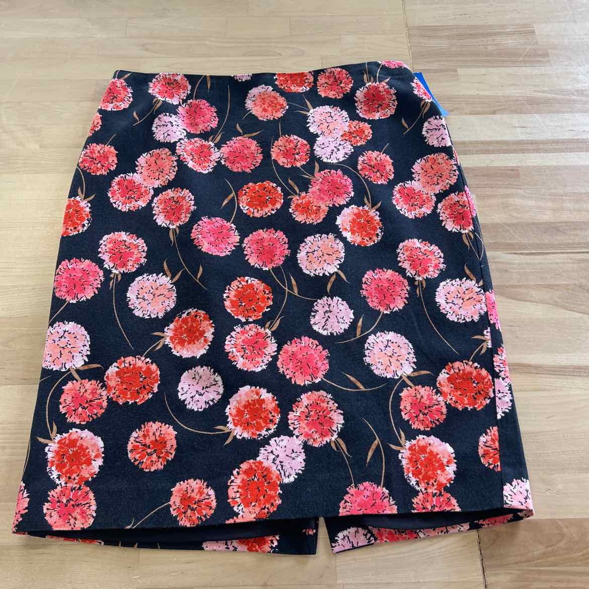 Talbots Size 4 Black Pink Preloved Skirt