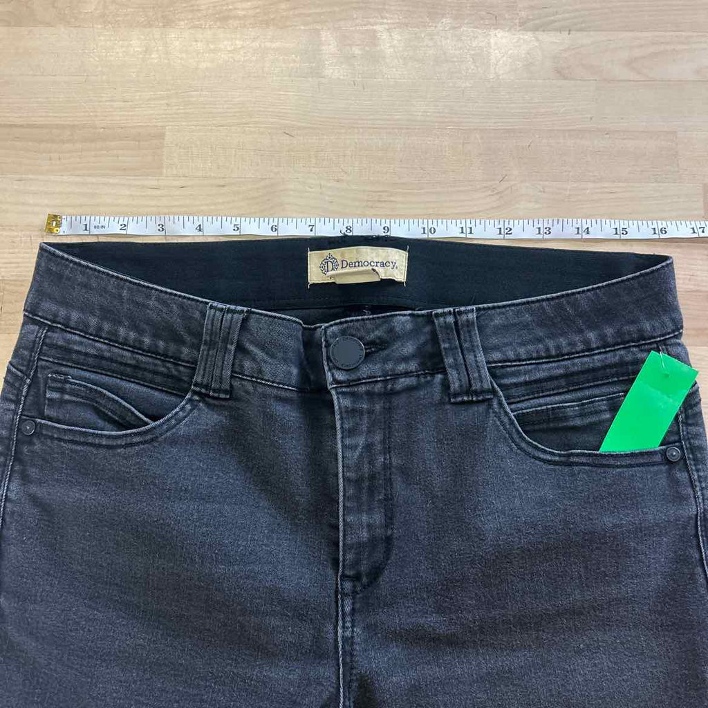 Democracy Size 12 Gray Denim Preloved Jeans