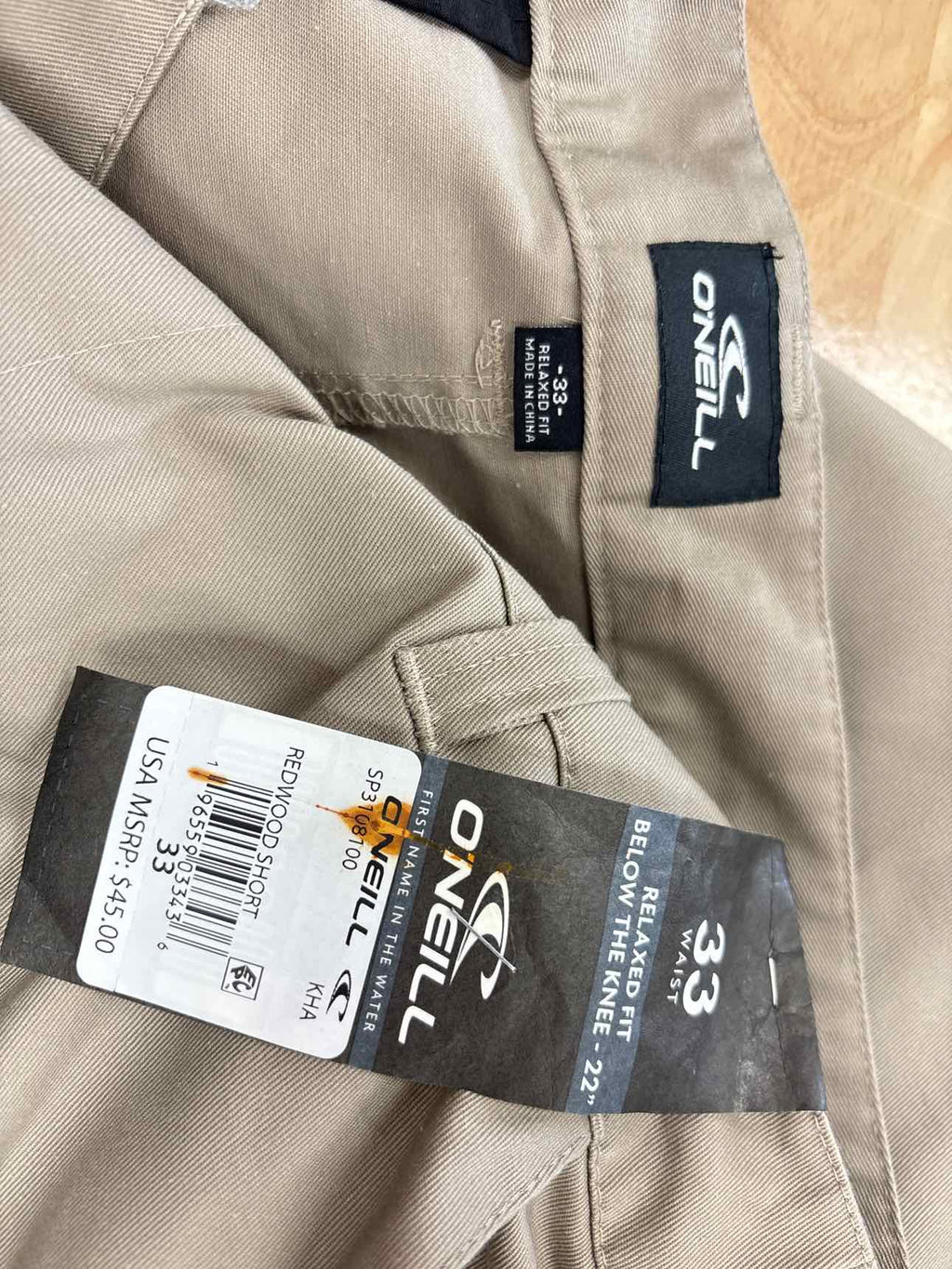 O'Neil Men's Size 33 Men's Redwood 22" Short