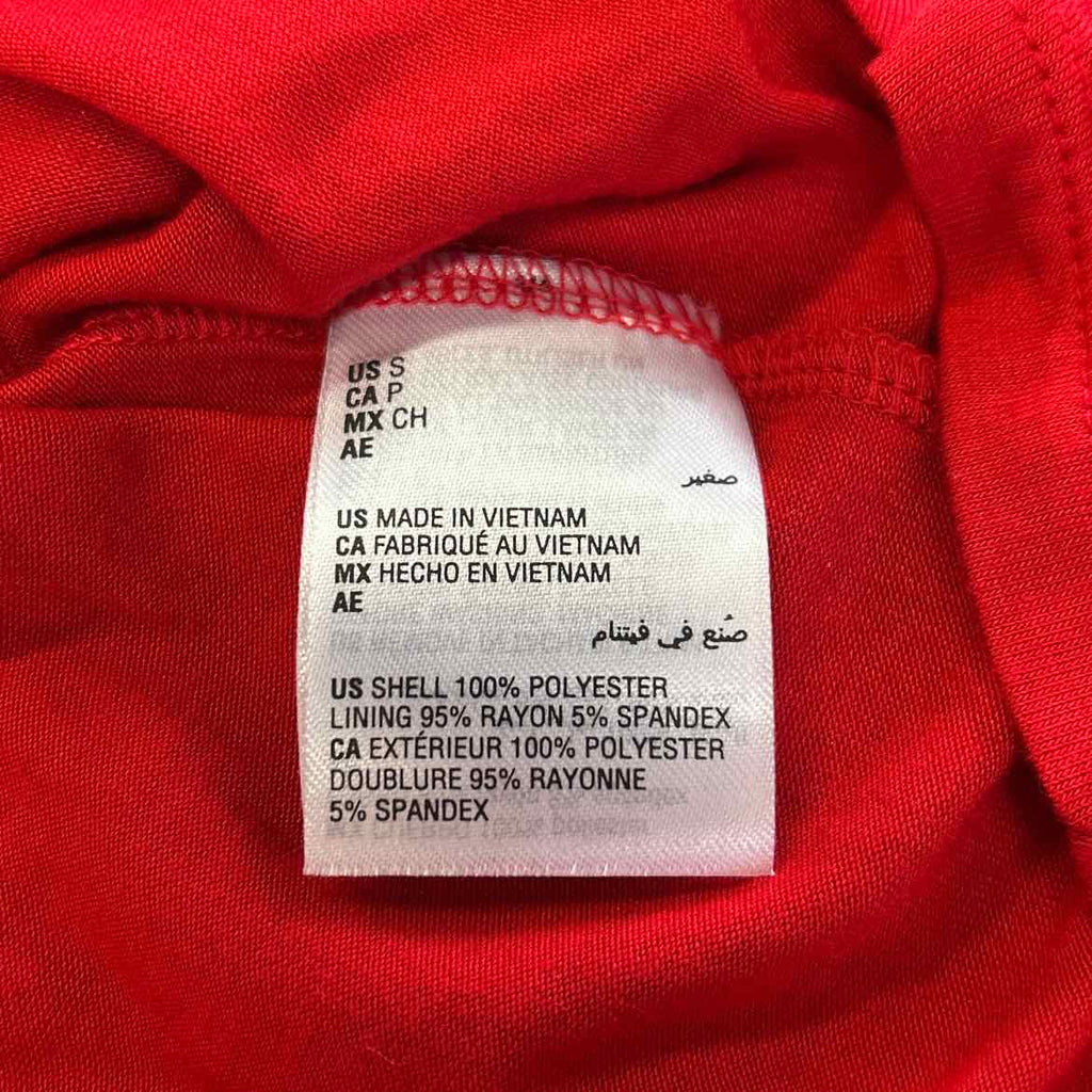 JM Collection Size S Red Preloved Blouse LS
