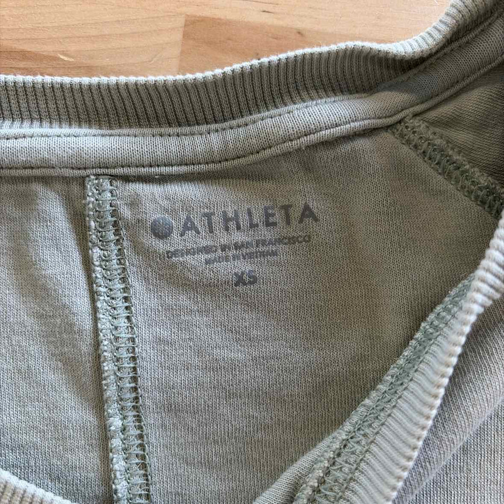 Athleta Size XS Green Preloved Sweater