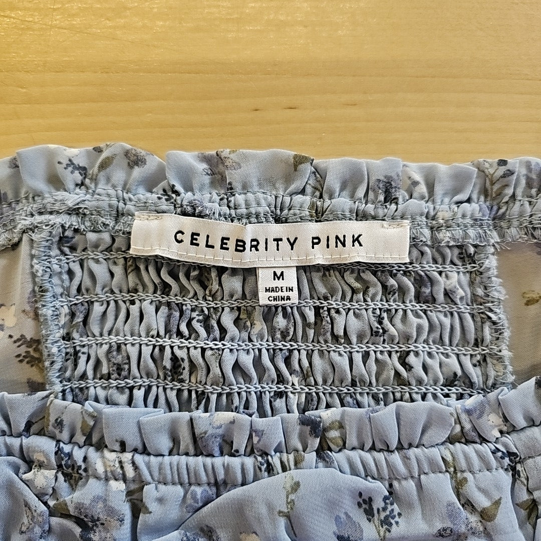 Celebrity Pink Juniors' Ruched Long-Sleeve Bodysuit