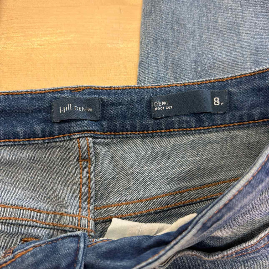 J Jill Size 8 Denim Preloved Jeans
