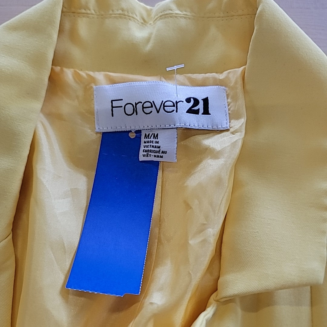 Forever 21 Size M Yellow Blazer